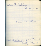 Journal de classe. Année scolaire 1975-1976. CE1 (10e) / CE2 (9e)