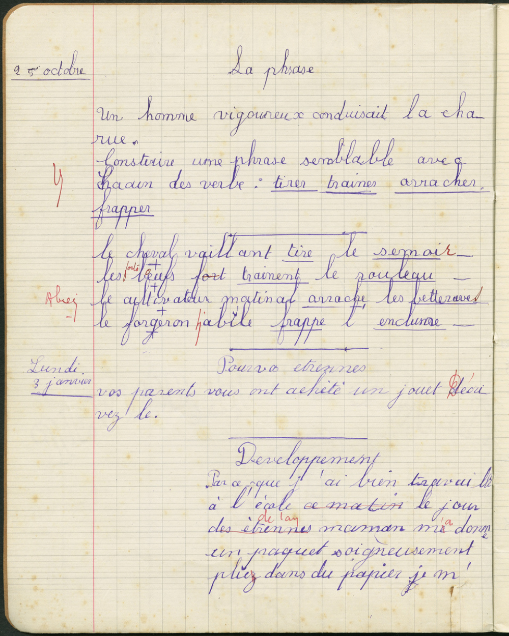 Cahier de 