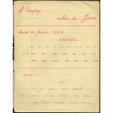 Cahier du jour