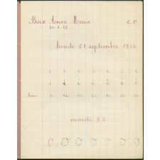 Cahier journalier