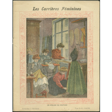 Un atelier de couture - les carrières féminines