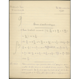 Devoir d'arithmétique