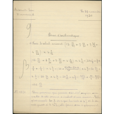 Devoir d'arithmétique