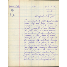 Certificat d'études 1957. Canton de Damville. Dictée-questions