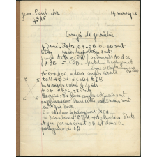 Cahier de géométrie et d'arithmétiques
