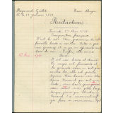 Cahier journalier