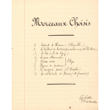 Morceaux choisis