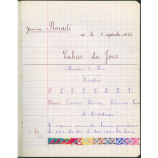 Cahier du jour