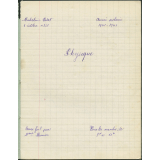 Cahier de 