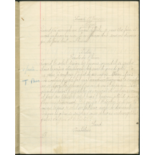 Cahier journalier