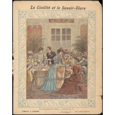 Le cérémonial des visite.- (l'heure du thé)
