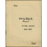 Cahier de 
