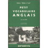 Petit vocabulaire anglais