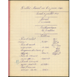 Cahier journalier - Année scolaire 1931-1932