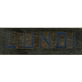 Pyrogravure - Élément de calendrier - Lundi samedi