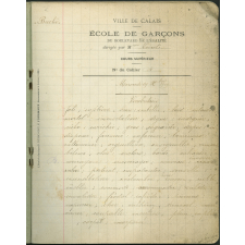 Cahier de devoirs