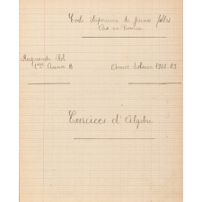 Exercices d'Algèbre