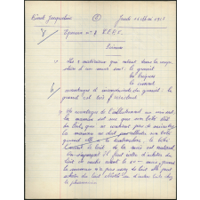 Certificat d'études 1957. Canton de Damville. Devoir de sciences / filles