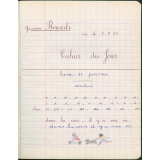 Cahier du jour n°4