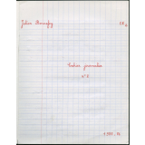 Cahier journalier n°2