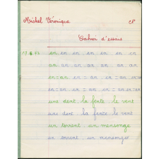Cahier d'essais