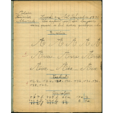 Cahier journalier