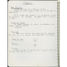 Cahier de Physique et de Chimie