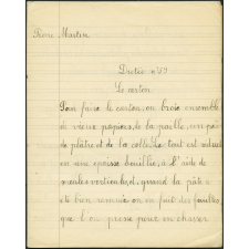 Cahier journalier