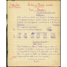 Cahier de devoirs mensuels