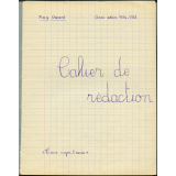 Cahier de rédaction