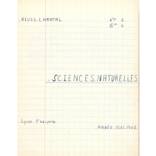 Sciences naturelles