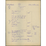 Certificat d'études 1957. Canton de Damville. Devoir de calcul
