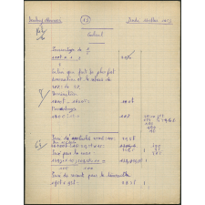 Certificat d'études 1957. Canton de Damville. Devoir de calcul