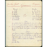Cahier journalier