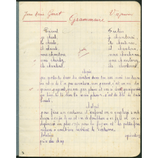 Cahier journalier