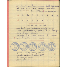 Cahier journalier