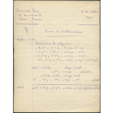 Mathématiques