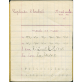Cahier journalier
