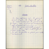 Certificat d'études 1957. Canton de Damville. Devoir de sciences / garçons
