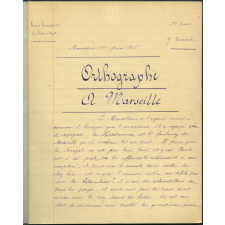Cahier de composition française