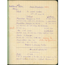 Cahier journalier