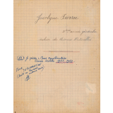 Cahier de sciences naturelles