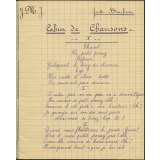 Cahier de chansons