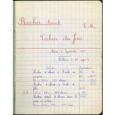 Cahier du Jour
