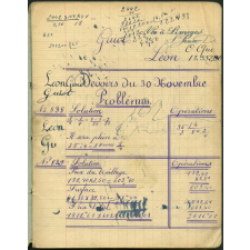 Cahier journalier