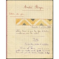 Cahier du jour