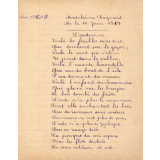 Cahier de récitations