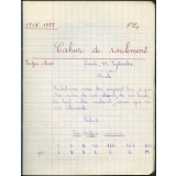 Cahier de roulement