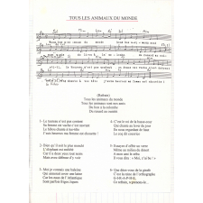 Cahier de poésie-chant