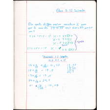 Cahier d'